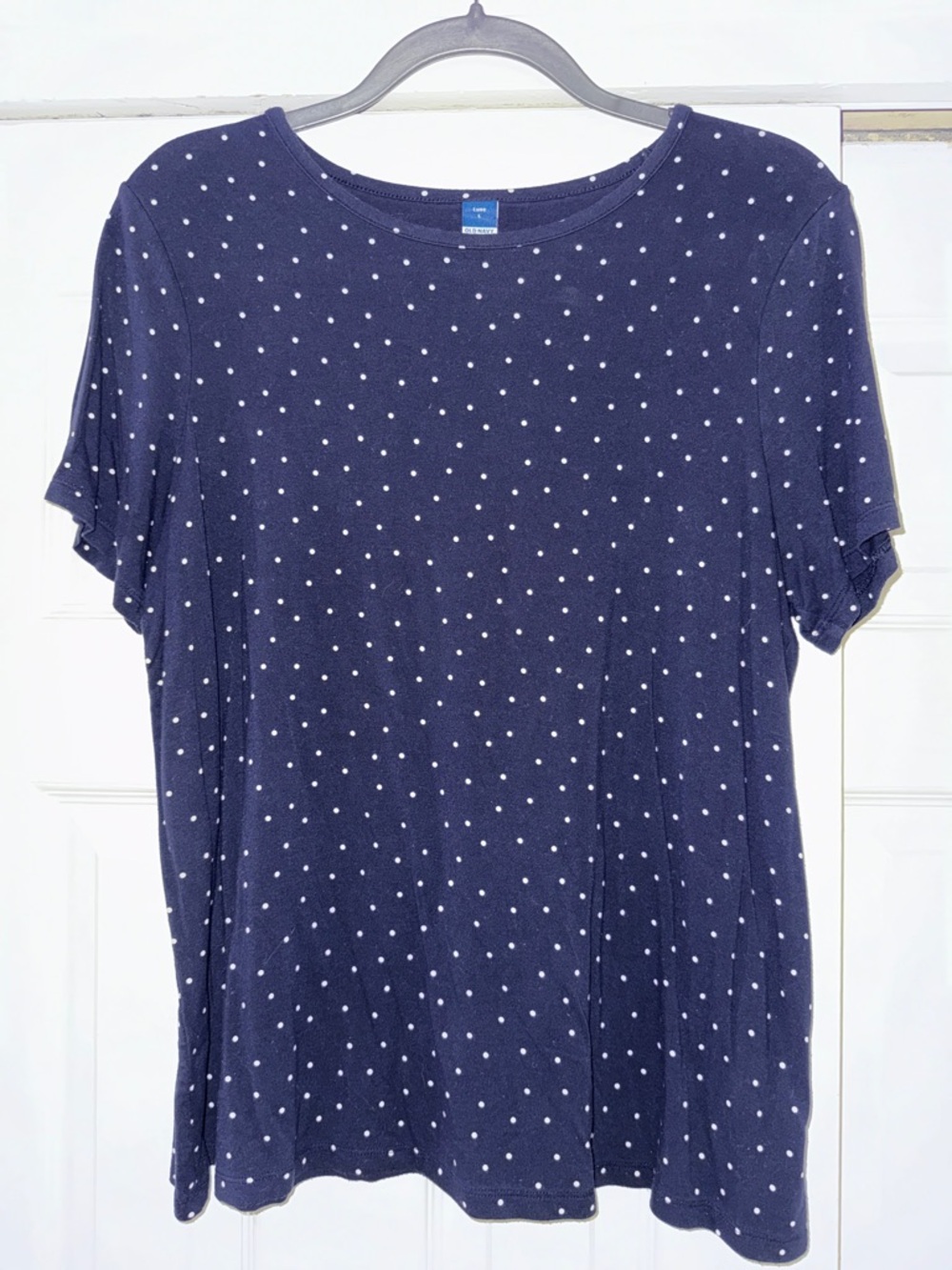 💙🤍 Old Navy Navy Blue Polka Dot Short Sleeve Tee 💙🤍